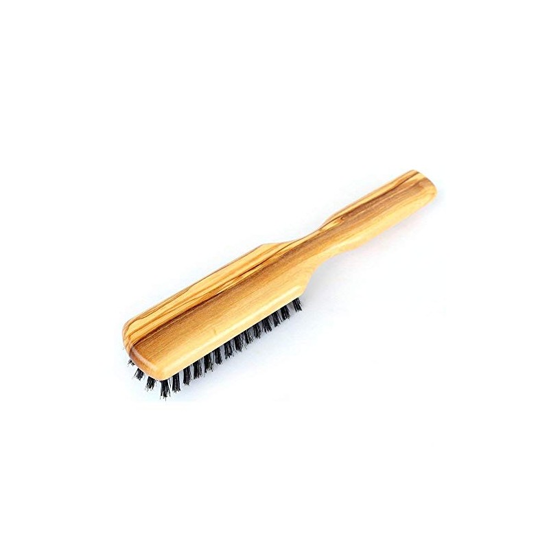 Redecker Hair Brush (Olivewood Boar Hair) Square Genuine Product