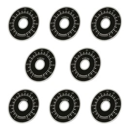 YTgilo 8PCS Guitar Potentiometer Knob Dial 0-100 Adjustable Dial Panel Rheostat Regulator Control Scale Piece 1.57 Inches for Tuning Equipment