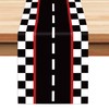 6 Pcs Plastic Racing Car Table Runners 14" x 108"