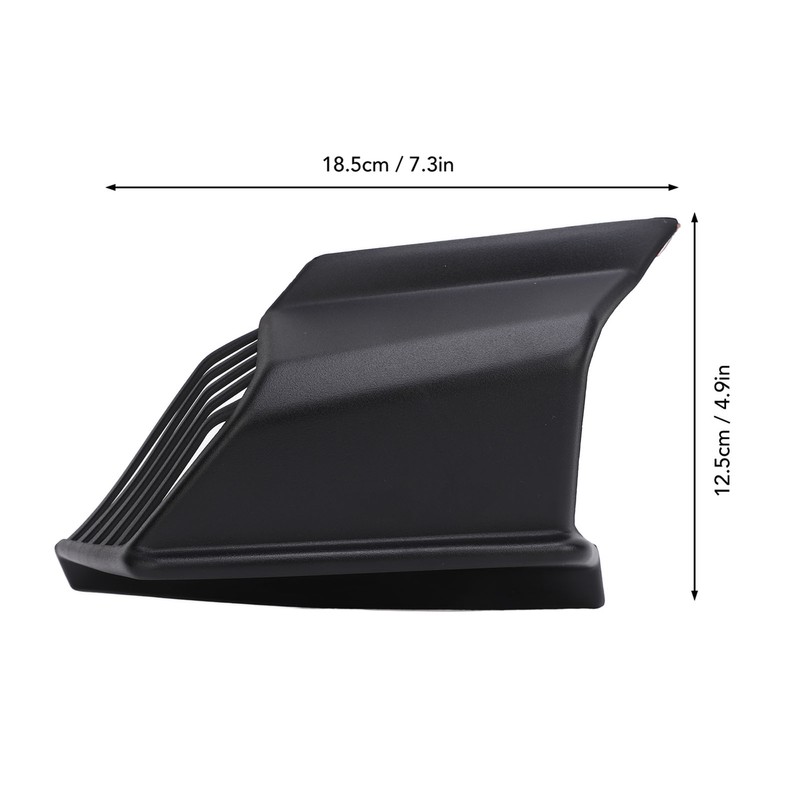 1 Pair Motorcycle Front Spoiler ABS Impact Protection Side Fairing
