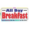 All Day Breakfast 2x5 Banner sign