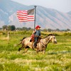 NQ 6 FT Flag Pole for Outside House with Eagle