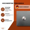 KTC-Home Premium Doorbell Iron Glimmer Curved Push Button 9 x