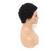 BM Pelucas De Cabello Humano Negro Rizado Afro Natural