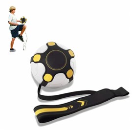 Football Kick Trainer Solo Football Training Belt Elastic and Adjustable Volleyball Rugby for Kids Adults Fits Size 3/4/5 Balls