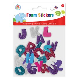 Stickers - Letters en Cijfers Foam Stickers Glitter (1 Toys)