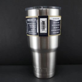 Yeti Rambler 30oz Tumbler w/ Magslide Lid, Stainless Steel, NEW