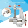 Fdit Aluminium Alloy Mini Table Clamp Portable Small Bench Vice