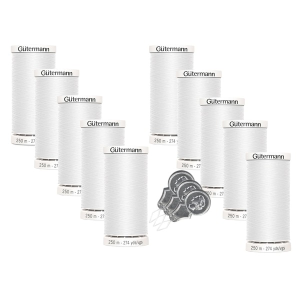 Gutermann Invisible Thread 250m/274yd (736619) - 100% Poyamide - 10