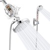 Eolax Filtered Rain Shower Head, 6″ Round Showerhead and 3