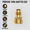 1pcs POL to QCC1 Propane Tank Adapter, Old to New