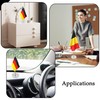 LIANCHEN Table Flag Telescopic Pole with Base, Telescopic Range: 26-65