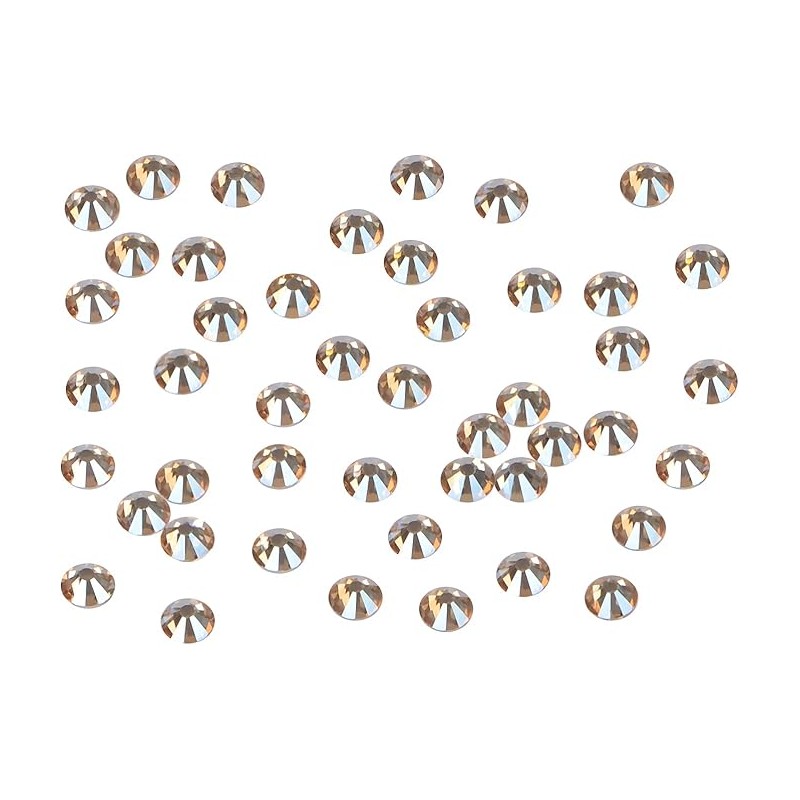 2880PCS Art Nail Rhinestones Non Hotfix Glue Fix Round Crystals
