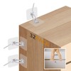 Chris.W 32 Pack Furniture Anchors, No Drill Upgraded Furniture Straps