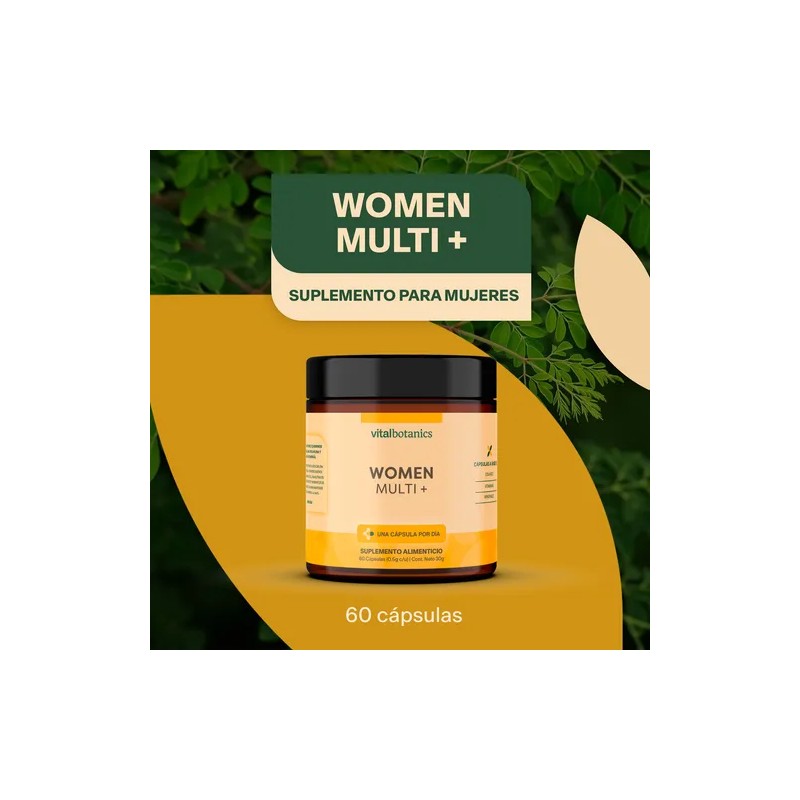 Women Multivitamin | 60 Capsulas | Con Colágeno Hidrolizado.
