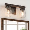 classy leaves Bathroom Light Fixtures, 2-Light Mason Jar Vanity Lights,