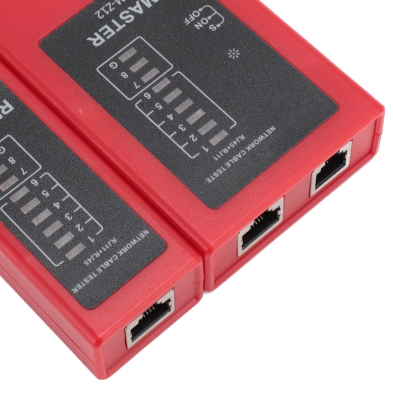 Network Cable Tester with LED Display for RJ45 RJ11 RJ12