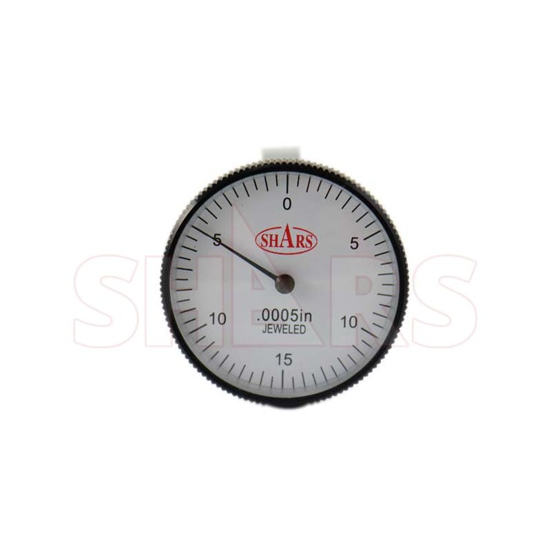 Shars 0.030" Vertical Dial Test Indicator 0-15-0 0.005" Graduation New