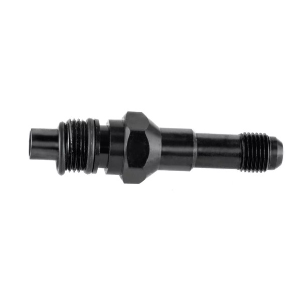 ALLOYWORKS For LS Corvette 6AN Black Power Steering Pump Extended