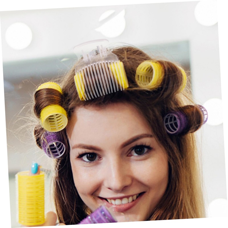 TOVINANNA 12pcs Heat-resistant Hot Roller Clips for Effortless Curls Clips
