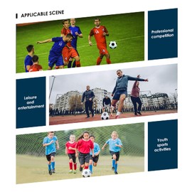 Zjyufy Black White Size 5 Soccer Ball, Indoor Outdoor Excercise Team Training, Student Team Training Football for Children Adults