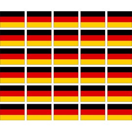 Womaha 30 Sheets Germany Temporary Tattoos for Kids Football Temporary Face Tattoos