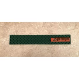 Jagermeister Jägermeister Bar Mat Rail - NEW - 21” X 3.25” Green & Orange