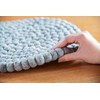 naturling Felt Seat Cushion 39 cm Round 100% Virgin Wool