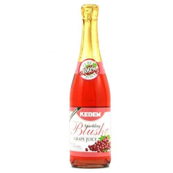 Kedem Sparkling Blush Grape Juice, 25.4 oz