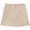 Classroom Big Girls' Stretch Fly Front Scooter Printed Skirt, Khaki,