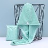 Fast Dry Hair Cap Wrap Towel Quick Drying Turban Bath