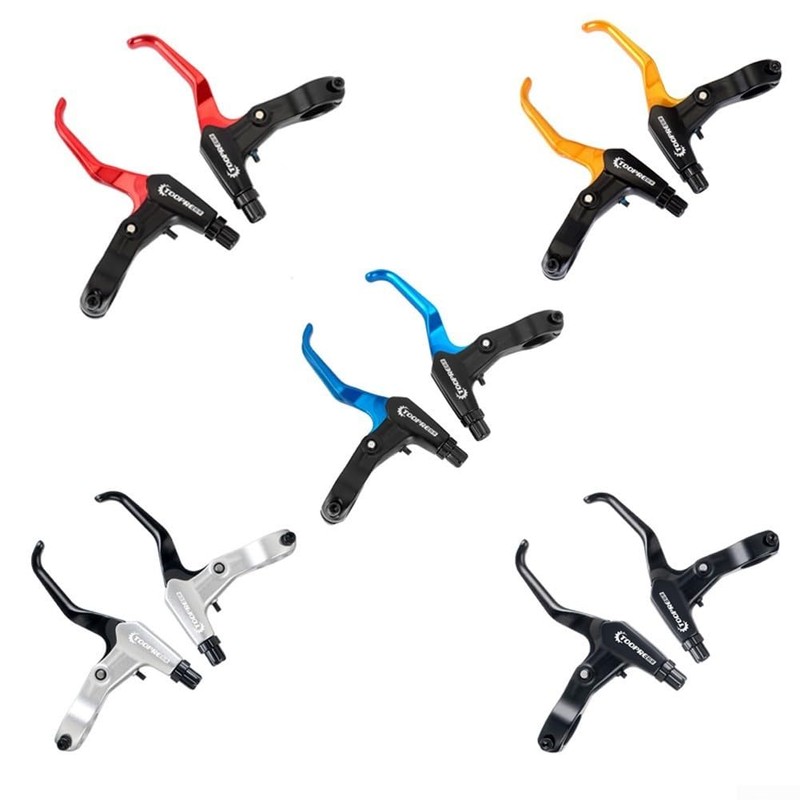 1 Pair Mountain Brake Lever,Aluminum Alloy Light Brake Lever,Bicycle V-shaped