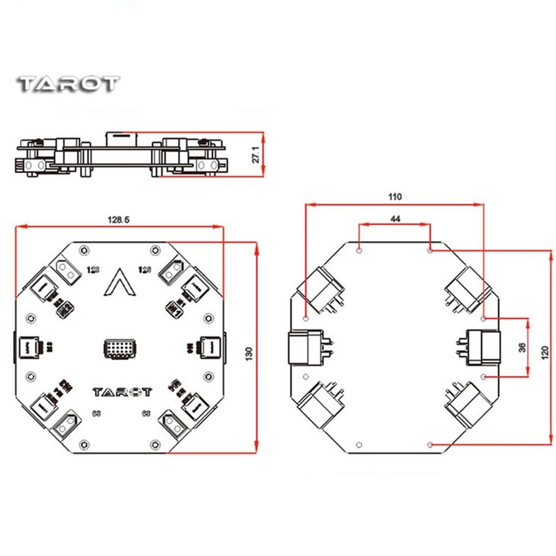 Tarot TL2996 High Current Distribution Board Power Distribution Management Module