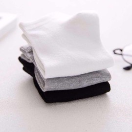 HOME SOLAZZIA 12 Pairs Ankle Socks for Men and Ankle Socks for Women High Quality Cotton Soft and Comfortable Short Summer Socks, White