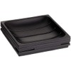 Zeller 18315 Soap Dish 11.7 x 2.4 cm Ridged Design