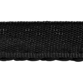 Trims by the Yard Emmerson 1/4" Twisted Lip Cord Trim | Black| (20 yard cut)