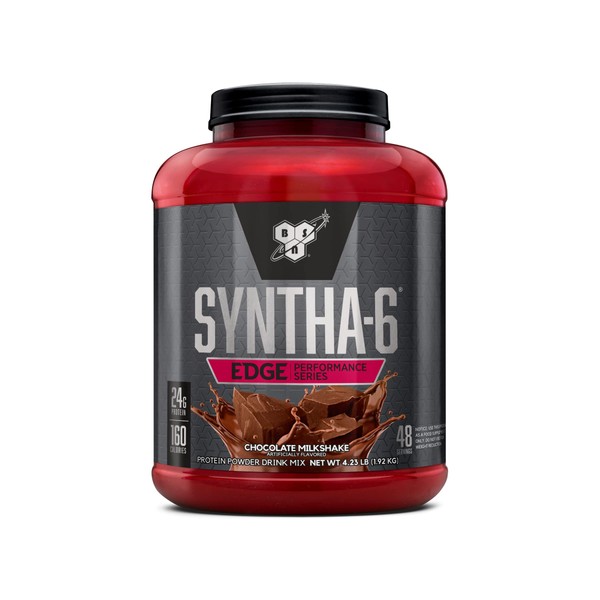 BSN BSN SYNTHA-6 Edge Protein Powder, Chocolate Milkshake, Hydrolyzed Whey,