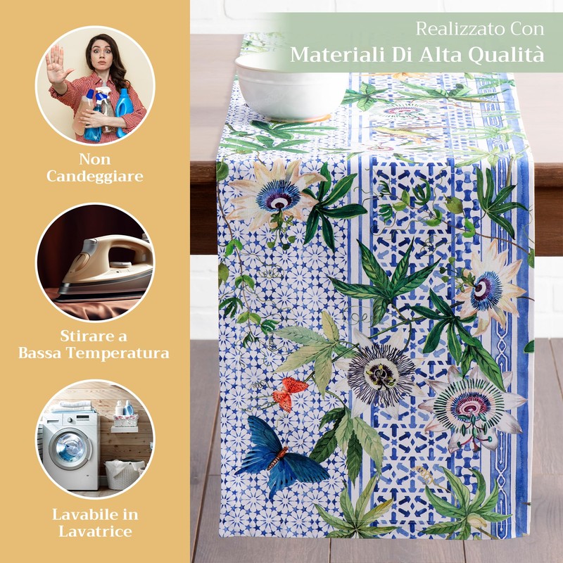 Maison d' Hermine Spring/Summer Table Runner for Parties, Dinners, Holidays,