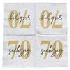 in due 20 Napkins for 70th Birthday 33 x 33
