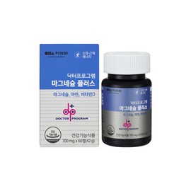 Cha Hospital Doctor Program Magnesium Plus Zinc Vitamin D Nerve Muscle Energy 60 tablets 1 unit / 차병원 닥터프로그램 마그네슘 플러스 아연 비타민D 신경 근육 에너지 60정 1개