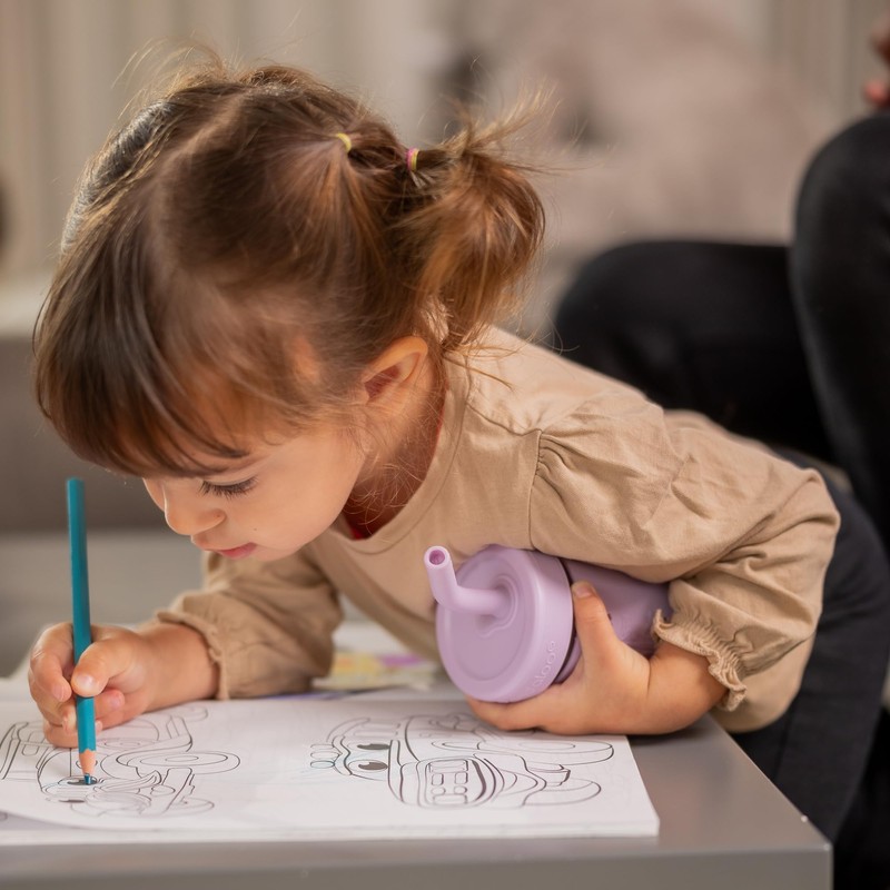 Pandaloo® Mason Jar Toddler Cup - 8 oz Spill-Proof Glass