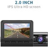Udorich Three-Lens Vehicle Recorder with Wide Angle Coverage, Parking Monitor,