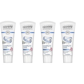 Lavera Zahncreme Complete Care Fluoridfrei, mit Bio-Echinacea und Calcium, 4 x 75ml
