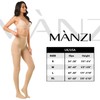 MANZI 2 Pairs 70 Denier Women's Tights Stretch Run Resistant