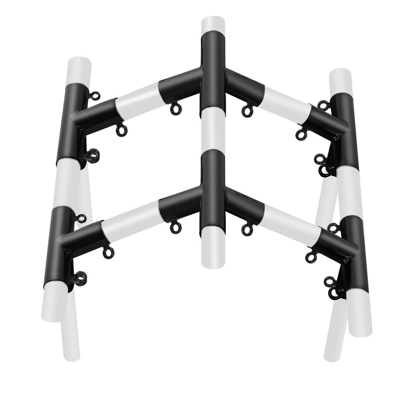 Aoneky 1 3/8'' 6/8/10-Legs High Peak Corner Canopy Fitting Couplers