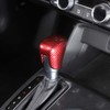 PIUGILH ABS Carbon Fiber Gear Shift Knob Cover Trim Decoration
