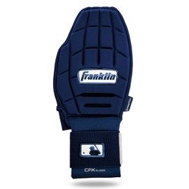 Franklin CFX SLIDER Running Base Gloves, Sliding Mitt, One Handed, Baseball, Softball, Left & Right, Protective Gear for Running Bases, 23SS (23555C), C4 Navy White, One Size Fits Most