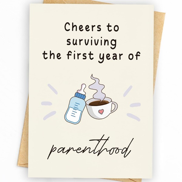 WowBefun WowBefun 1st Birthday Card | First Birthday Card |