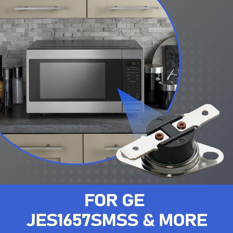 2-Pack KSD201 110-0°C Thermostat Thermal Fuse Switch, Normally Closed Temperature