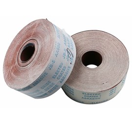 Boxonly 2 PCS Abrasive Sanding Rolls 5mx100mm Sandpaper Roll Polishing Tools for Metal and Wood 80 Grit